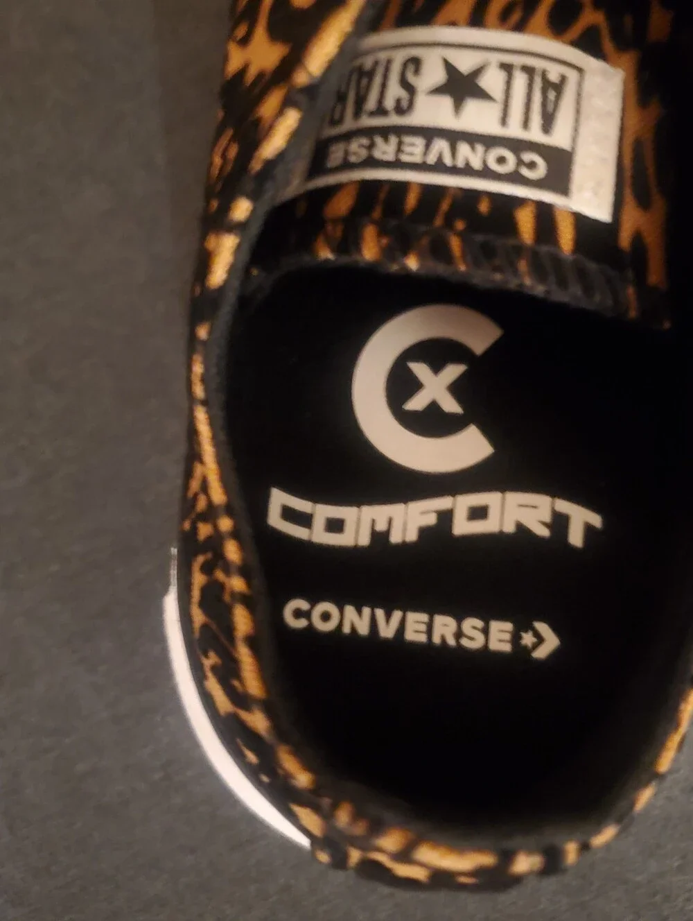 Converse All Stars  Leopard Print Double Stack Platform Low Top  Sneaker UNISEX - Picture 10 of 11